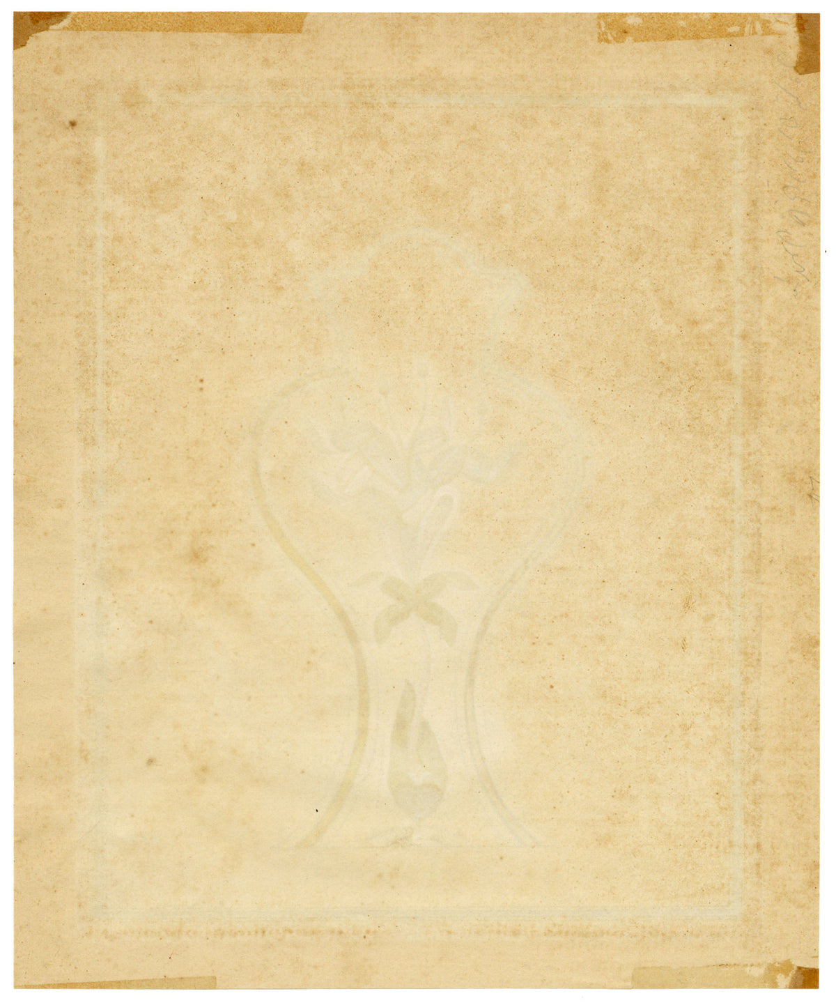 Indian Company School, Pietra Dura Ornament on Cenotaph Screen, Taj Mahal, Agra – Early 19th-century watercolour painting