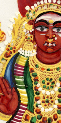 Indian Company School, Pratyangira Hindu Goddess Deity – Mid-19th-century gouache painting