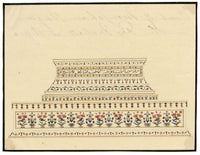 Indian Company School, Cenotaph of Mumtaz Mahal, Taj Mahal, Agra – c.1828 watercolour painting