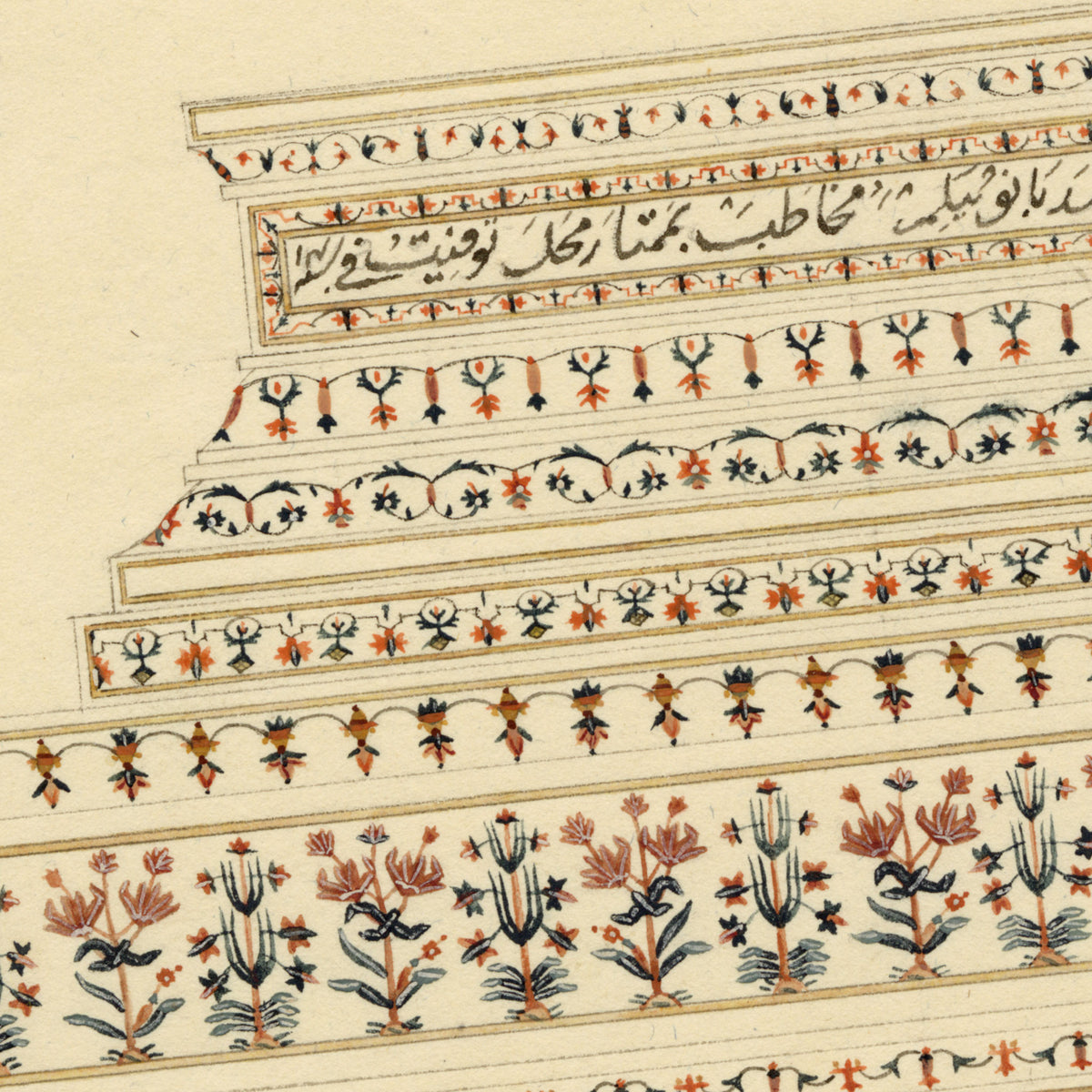 Indian Company School, Cenotaph of Mumtaz Mahal, Taj Mahal, Agra – c.1828 watercolour painting