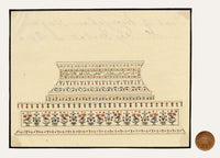 Indian Company School, Cenotaph of Mumtaz Mahal, Taj Mahal, Agra – c.1828 watercolour painting