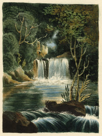 R.J. Blesard, Thomason Foss, Goathland, Yorkshire – 1834 watercolour painting