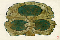 Pickford Robert Waller, Decorative Art Nouveau Design Motif in Gold – 1925 pen & ink drawing