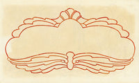 Pickford Robert Waller, Decorative Art Nouveau Design Five Motifs – 1914 pen & ink drawing