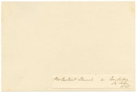 Elizabeth Middleton Powell, Protestant Church in Comballaz, Alpine Switzerland – 1865 watercolour painting