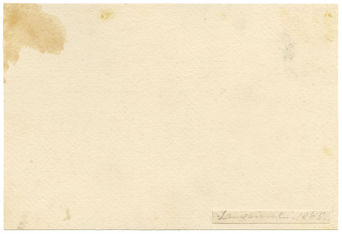 Elizabeth Middleton Powell, Lausanne, Switzerland – 1865 watercolour painting