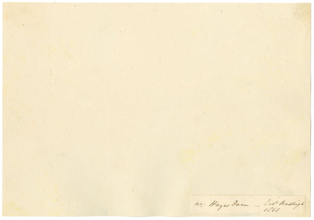 Elizabeth Middleton Powell, Near Hayes Farm, East Budleigh, Devon – 1866 watercolour painting