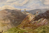 Elizabeth Middleton Powell, Morte Point near Ilfracombe, North Devon – 1858 watercolour painting