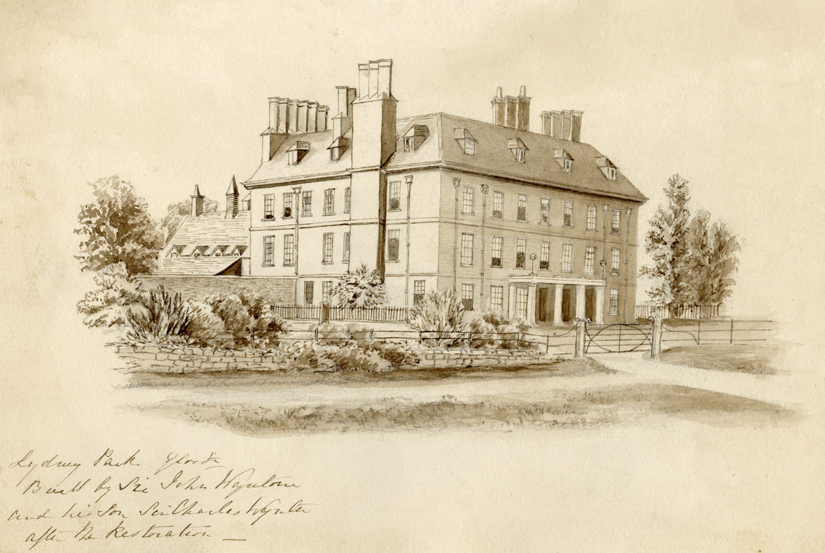 Elizabeth Middleton Powell, Lydney Park, Gloucestershire – c.1857 watercolour painting