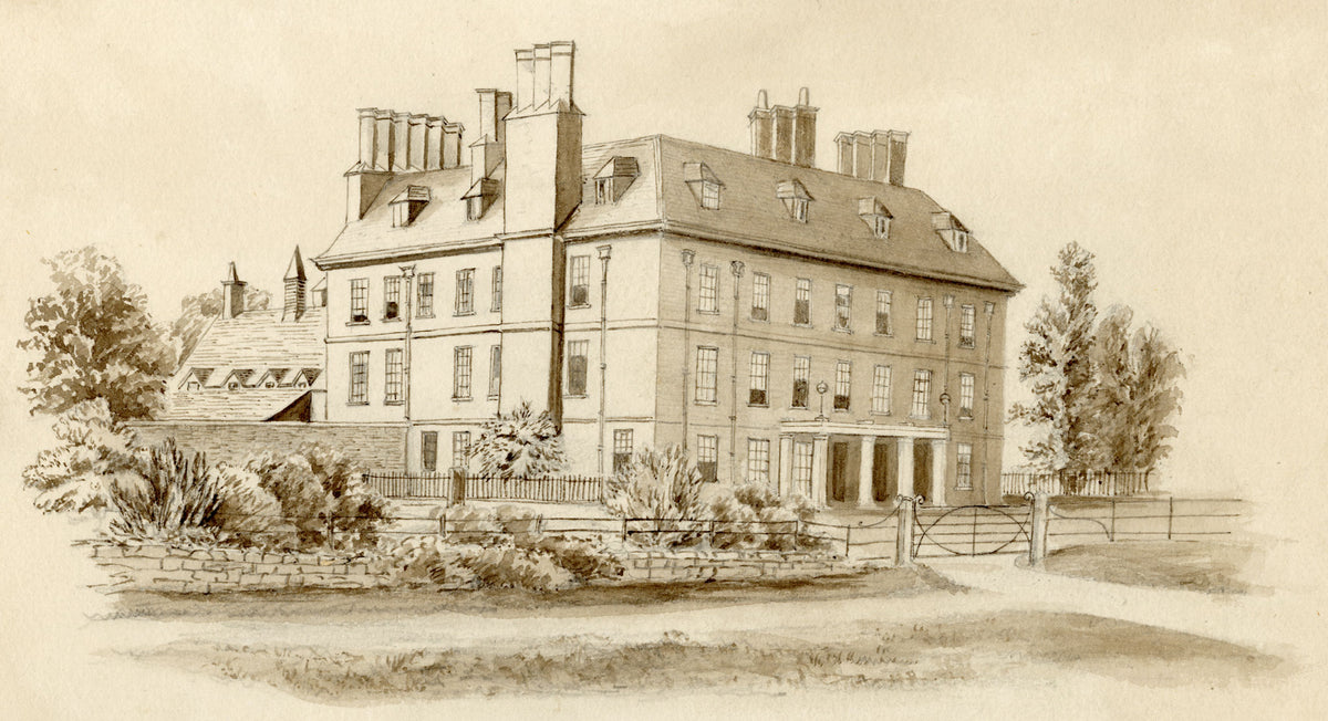 Elizabeth Middleton Powell, Lydney Park, Gloucestershire – c.1857 watercolour painting
