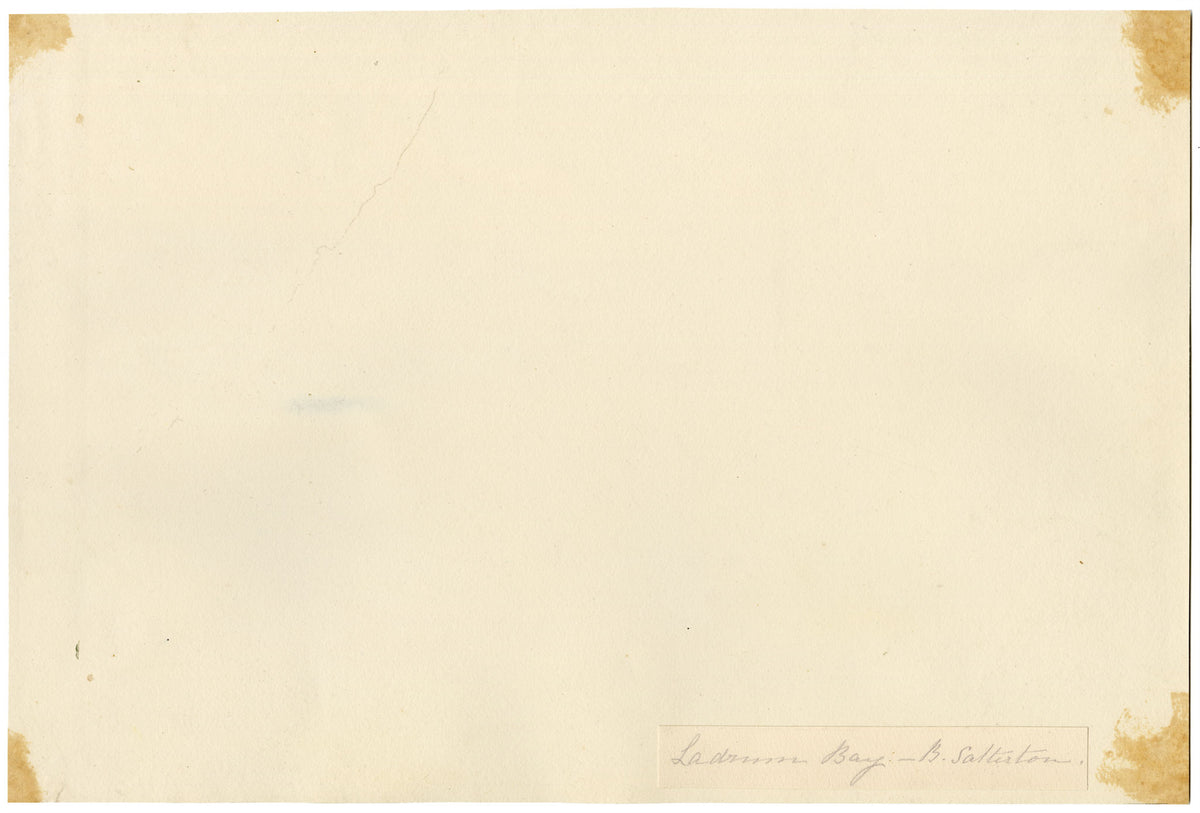 Elizabeth Middleton Powell, Ladram Bay, Budleigh Salterton, Devon – c.1857 watercolour painting