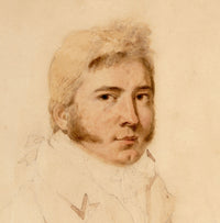 Alfred Edward Chalon RA, Portrait of Charles Battye of The Gore, Kensington, London Merchant  – Mid-19th-century watercolour painting