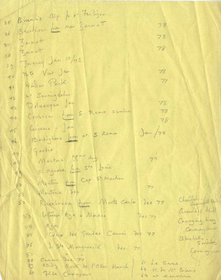 Attrib. Richard Doyle, Mother & Children, Cormayeur, Italy – 1877 watercolour