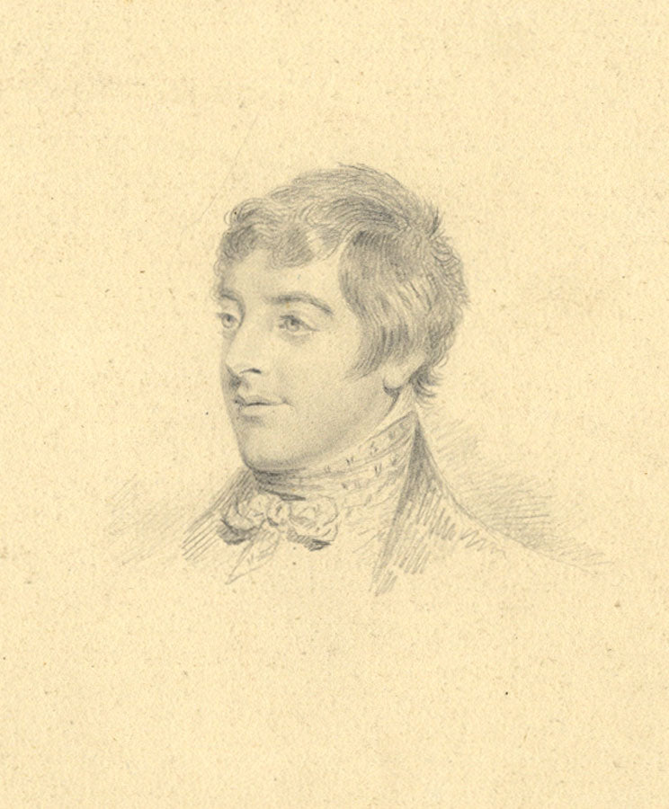 Sampson Towgood Roch, Lord Edward Fitzgerald – mid-19th-century graphite drawing
