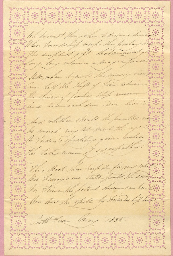 Castello di Richmond – Disegno originale a grafite del 1835