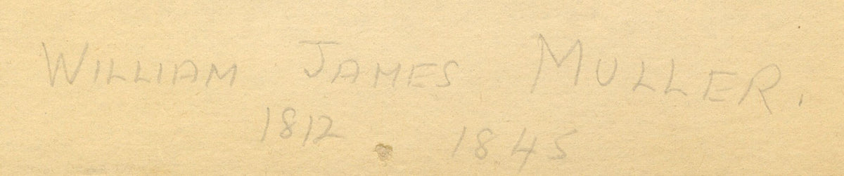 William James Müller, Cows in Miniature – Mid-19th-century watercolour painting