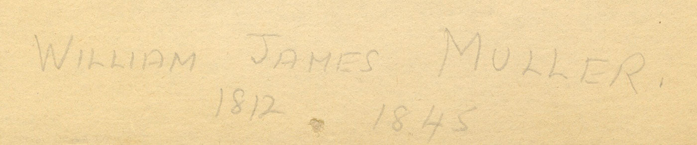 William James Müller, Cows in Miniature – Mid-19th-century watercolour painting