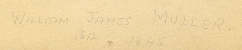 William James Müller, Cows in Miniature – Mid-19th-century watercolour painting