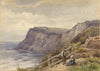 Frederick George Reynolds,Cliffs Isle of Wight,19th-century watercolour painting