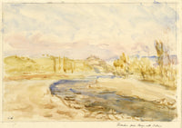 Vernon Wethered NEAC, Romena from Borgo alla Collina – Early C20th watercolour
