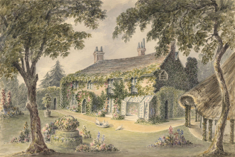 Caroline Anne Bowles (Southey), Buckland, Lymington – 19th-century watercolour painting