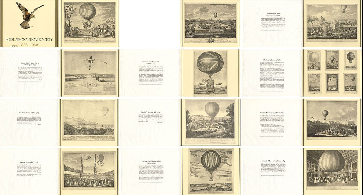 12 prints to mark the Centenary of the Royal Aeronautical Society 1966