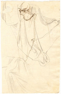 William Lock the Younger, Soldiers in Armour – Original c.1780 graphite drawing