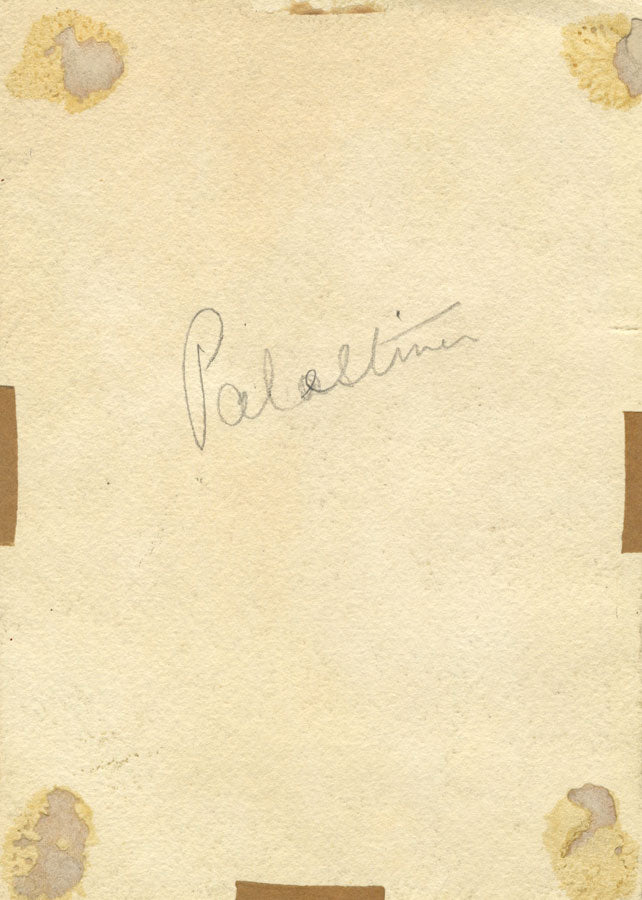 Conrad H.R. Carelli, Valley El Leja, Palestine –Early C20th watercolour painting