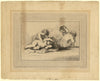 Francesco Bartolozzi RA after Cipriani, Four Putti – Original 1787 etching print