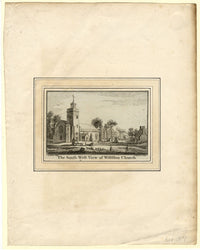J. Roberts after J. Chatelain, South West View Willsdon Church –c.1750 engraving