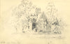 W.J. Lawrence, Thatched Cottage, Near Cobham, Kent – 1938 graphite drawing