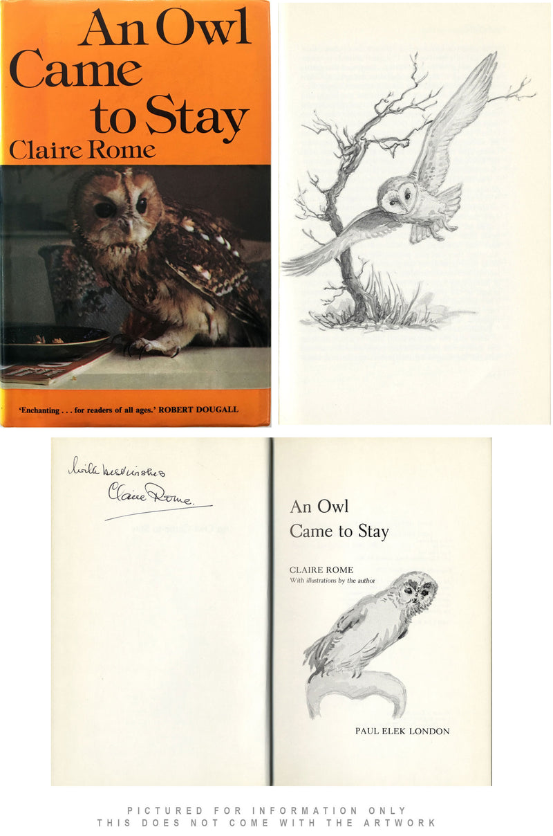 Claire Rome, Charging Bull – Dipinto ad acquerello originale della metà del XX secolo