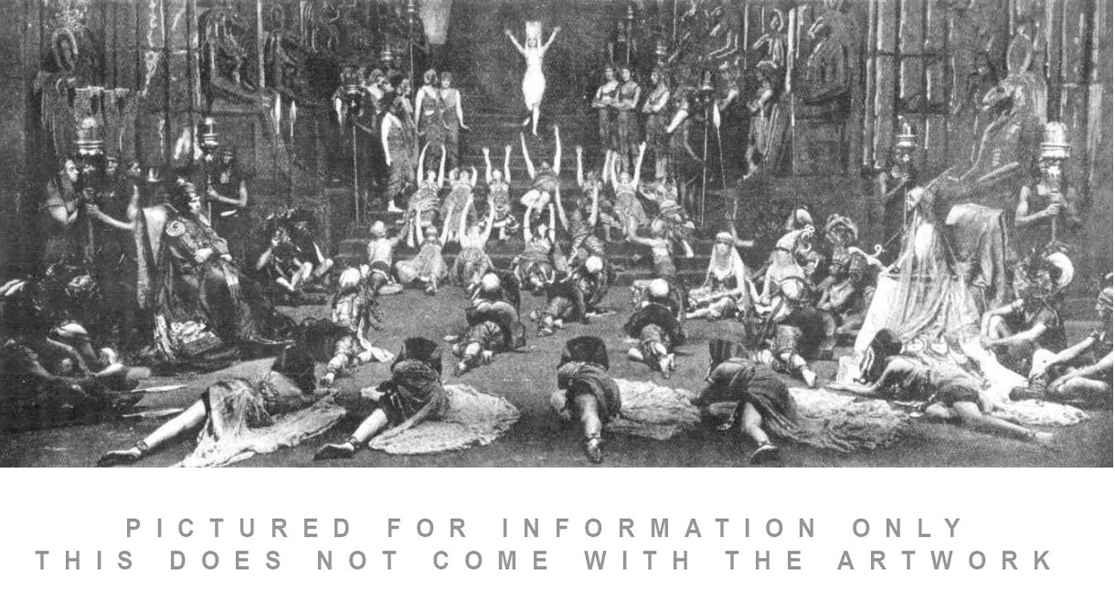 Costumista ispirato a Percy Anderson, costumi teatrali per 'Il Cairo' 1921 Wazirs