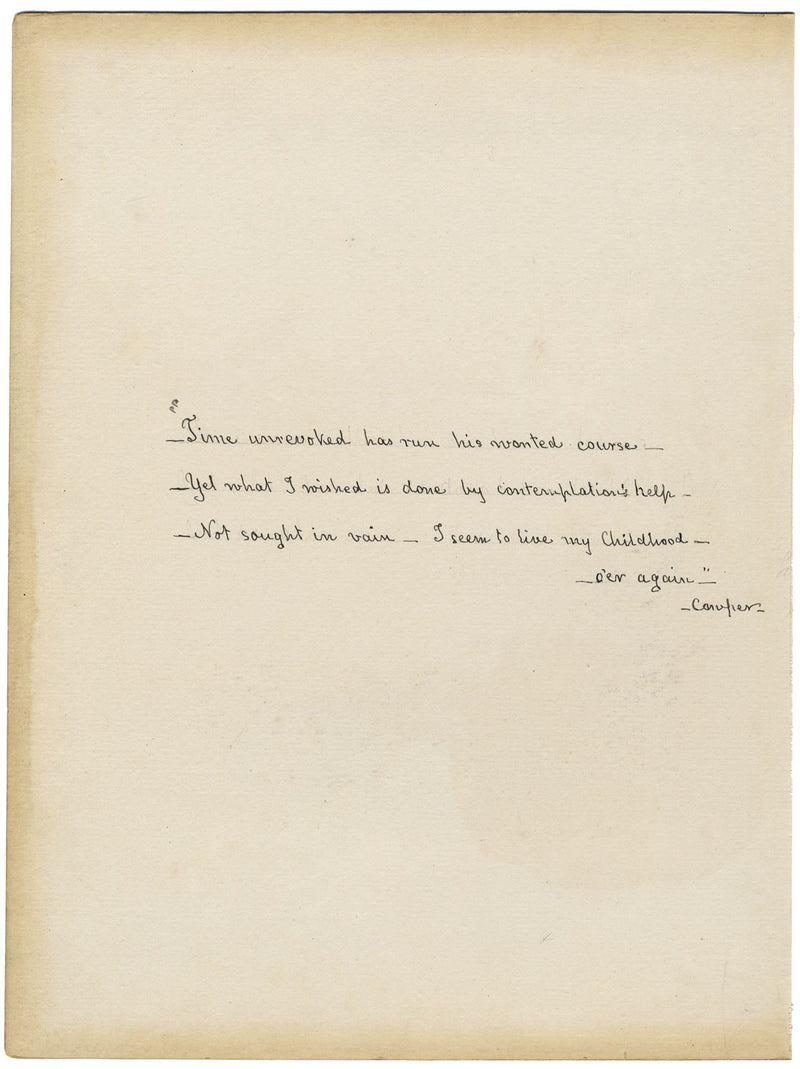 Sarah A.E. Shrubsole, Evening Landscape, Epsom Surrey –1908 watercolour painting