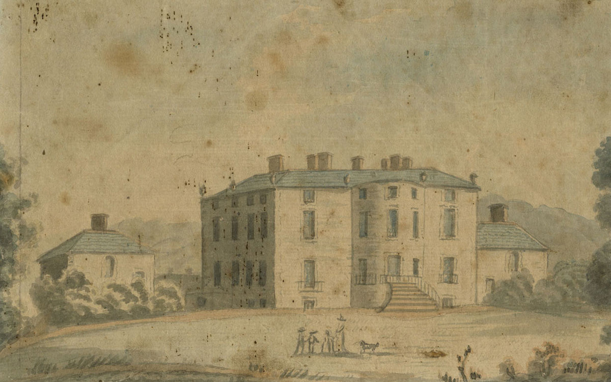 Alexander Reid of Kirkennan, Munches Old Mansion House – c.1797 watercolour