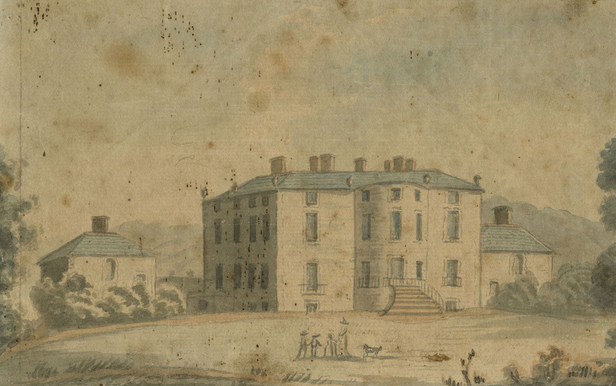 Alexander Reid of Kirkennan, Munches Old Mansion House – c.1797 watercolour