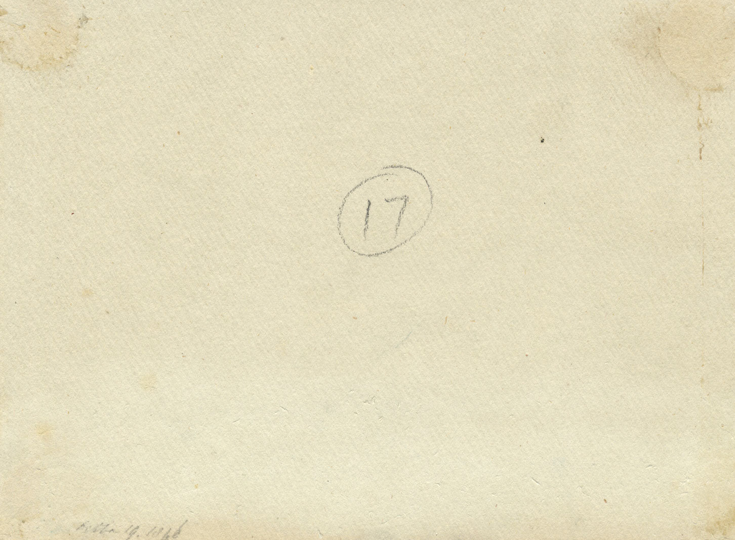 Travelling Figure Passing Cottages – Original 1848 watercolour painting