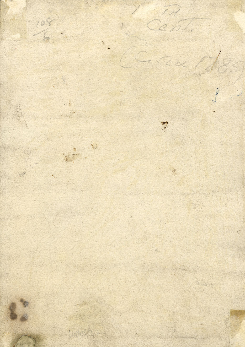 Circle of Robert Dighton, Peasant Mother & Children, c.1785 watercolour painting