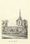M.S. Smith, St Swithin's Church, Lower Quinton – c.1870 pen & ink drawing