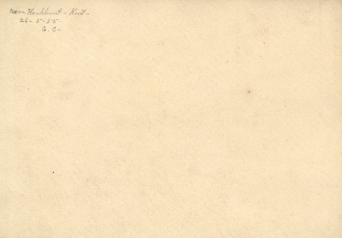 George Corson, House at Hawkhurst, Kent – Original 1855 graphite drawing