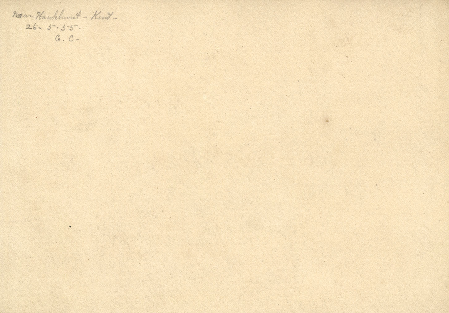 George Corson, House at Hawkhurst, Kent – Original 1855 graphite drawing