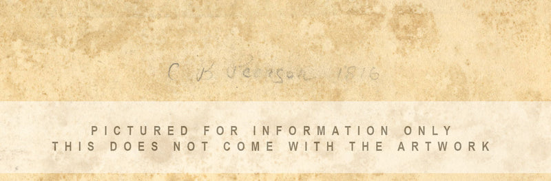 C.B. Pearson, Rural Study with Cottage – Original c.1819 graphite drawing