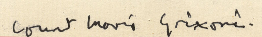 Count Mario Grixoni, Portrait of an Edwardian Lady – Early 20th-century drawing