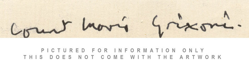 Conte Mario Grixoni, Ritratto ovale di dama edoardiana – Disegno di inizio XX secolo