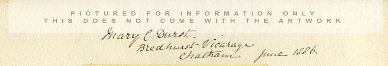 Mary C. Durst, Terrenos de la Abadía de Beaulieu, New Forest – Acuarela de 1887