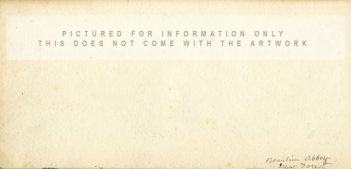 Mary C. Durst, Beaulieu Abbey Grounds, New Forest – acquerello del 1887