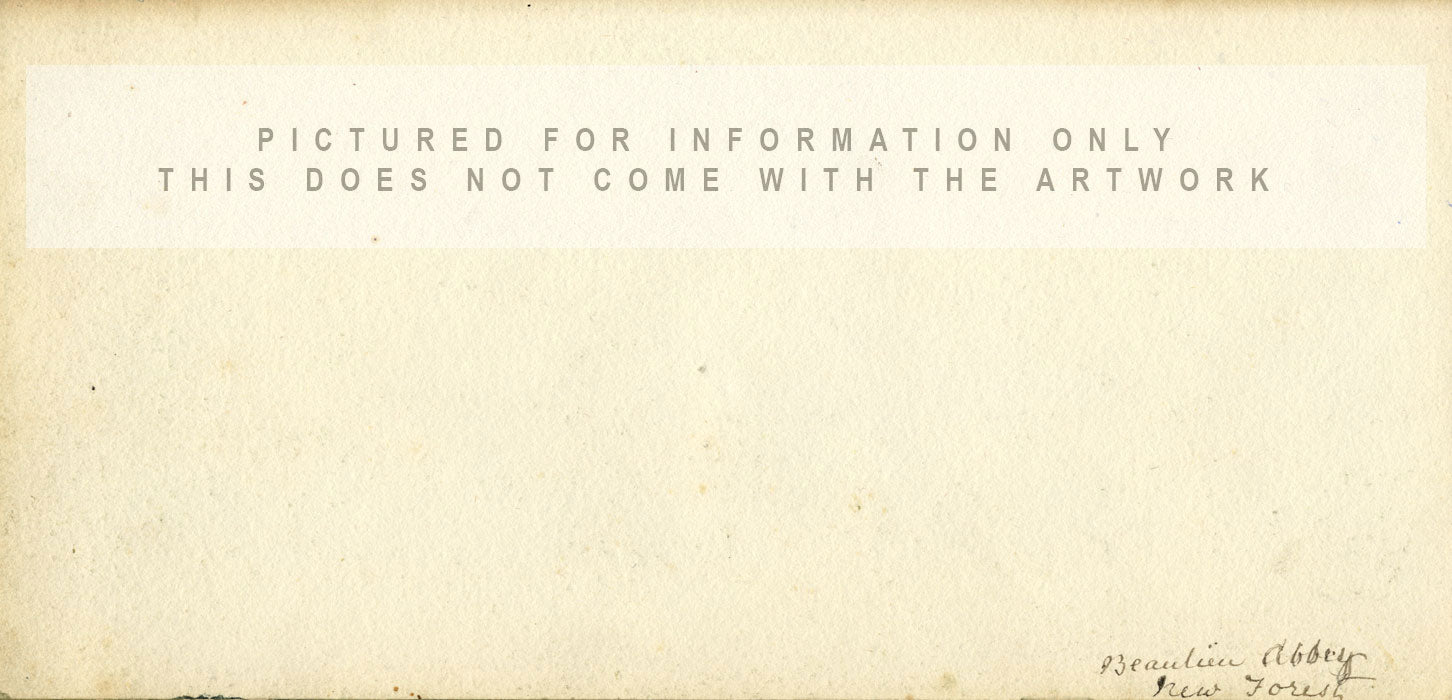 Mary C. Durst, Terrenos de la Abadía de Beaulieu, New Forest – Acuarela de 1887