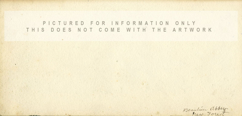 Mary C. Durst, Terrenos de la Abadía de Beaulieu, New Forest – Acuarela de 1887