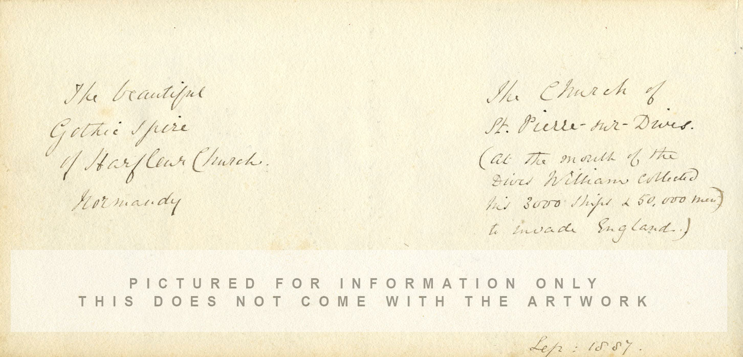 Mary C. Durst, Harfleur & Saint-Pierre-sur-Dives, Normandy – 1887 watercolour