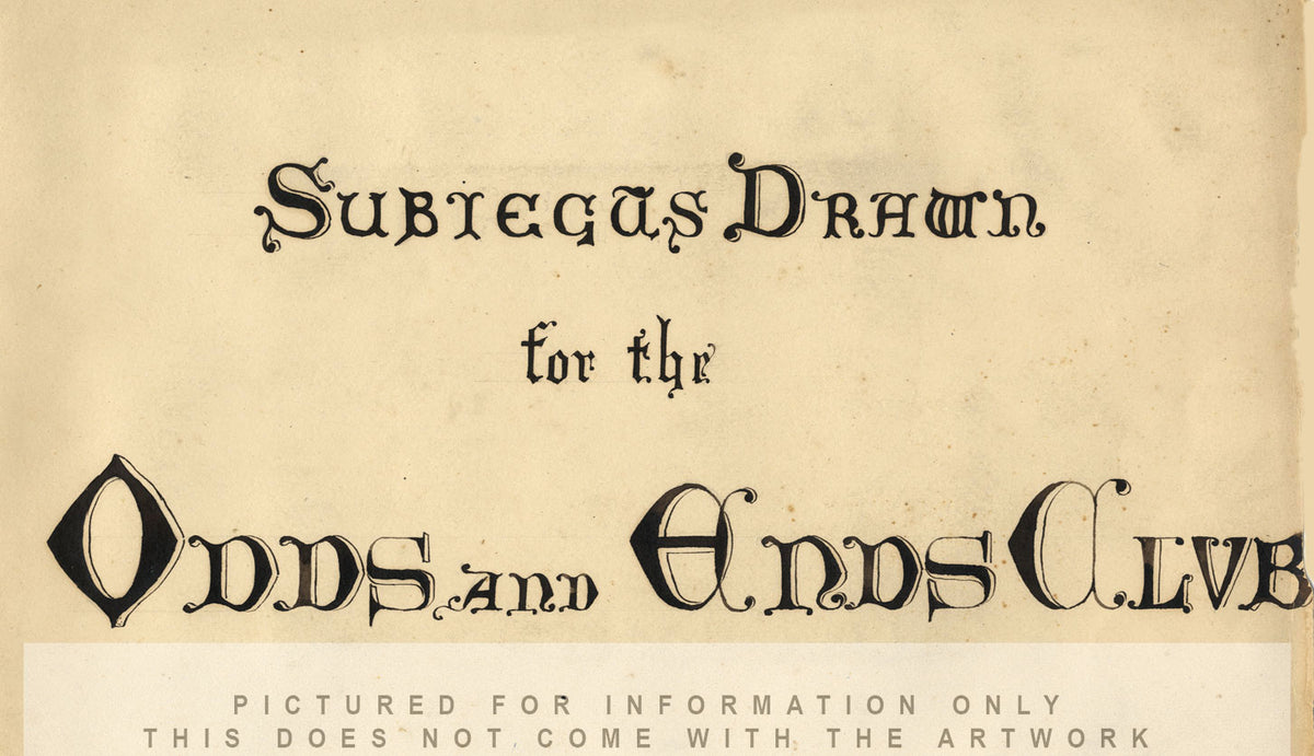 GP, Mauvais cuarto de hora: Roundhead vs Cavalier – pintura de acuarela de la década de 1880
